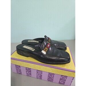 Brighton Lucy Black Gran Slides Southwestern Beaded Brighton Lucymade in Italy 8